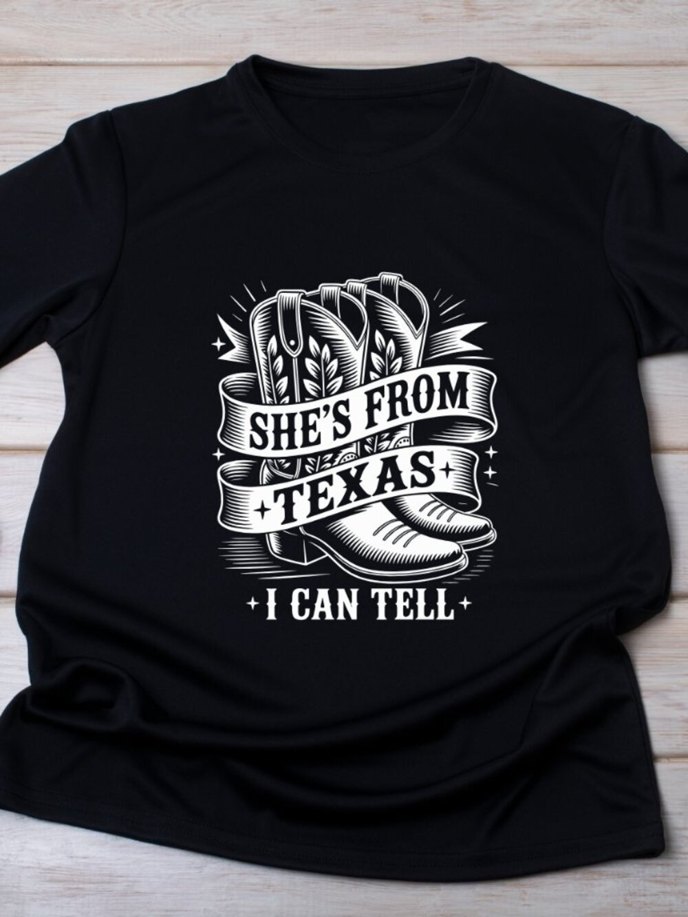 She's From Texas Handmade Tee